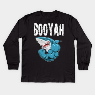 booyah American slang Kids Long Sleeve T-Shirt